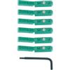 MICROJIG MatchFit Pop Stop (6 pezzi) - Innovativi fermi a coda di rondine per una lavorazione versatile del legno | Design a basso profilo per maschere, slitte, postazioni per troncatrici e altro |