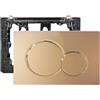 TOILTOBLE Piastra attuatore a doppio scarico compatibile con Geberit 115.770.46.6 Piastra attuatore per sciacquone WC Sigma01, oro lucido