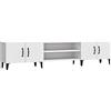 vidaXL Tv-meubel wit 180x31,5x40 cm bewerkt hout