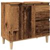 vidaXL Mobile Sottolavabo Legno Antico 65x33x60 cm in Truciolato