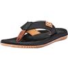 Cartago 82614, Infradito Uomo, Beige, Nero, Marrone, 42 EU