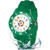 DTKID Orologio Bambini Analogico, Ghiera Girevole, Silicone (Verde Scuro)