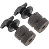 BESTonZON Set di Accessori per Piatto del Batteria in Feltro Nero Viti a Serraggio Manuale per Fissaggio e Trasporto