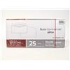 Boooh.it BUSTE BIANCHE COMMERCIALI DA LETTERA GOMMATE FORMATO 120x180mm CARTA 70 gr/m | CONFEZIONE DA 25 BUSTE PIGNA