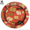 FIRE-FLOW ORIGINAL ASHTRAY : POSACENERE ROTONDO IN METALLO DA TAVOLO FANTASIA TITS