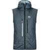 Ortovox Swisswool Piz Boè M - gilet scialpinismo - uomo, Grey/Blue