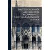 Vignola The Five Orders Of Architecture According To Giacoma Barozzi (Tascabile)