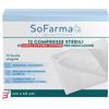 SO.FARMA.MORRA SPA GARZA COMPRESSA IN COTONE 18X40 CM 12 PEZZI SOFARMAPIU'