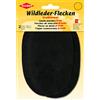 Kleiber - Toppe per Maniche/Pantaloni Grandi di camoscio da Cucire, Nero