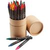 IMPRESSION Set di pastelli a cera gabrielle | tubo di cartone Personalizzate o neutre