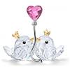 Swarovski Love Birds Cuore Rosa