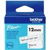 Brother Btag-131 | Nastro originale per etichettatrici PTN10 PTN20, PTN25BT | Nero su Trasparente | Ampiezza 12 mm | Lunghezza 4 m