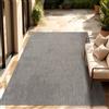 Paco Home Tappeto per interni ed esterni a trama piatta monocromatico moderno resistente alle intemperie per terrazza cucina dimensioni 160x220 cm