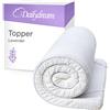 nivion Dailydream - Materasso topper in memory foam, arricchito con lavanda - Taglia M - 50-90 kg - Altezza 5 cm / 160x200 cm - Allevia la pressione