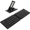 Avizar Mini tastiera AZERTY Bluetooth, Android, iOS e Windows, supporto incluso