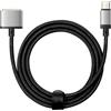 Avizar Cavo in nylon USB-C / MagSafe 3 per MacBook Pro e Air M2 2m 140W Nero / Argento