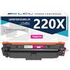 LCL W2203X (Con CHIP) Magenta Cartucce di Toner Compatibile per HP 220A | 220X W2203A W2203X Sostituzione per HP Color LaserJet Pro MFP 4302dw 4302fdw 4202dw 4202dn 4302fdn(1-Pack)