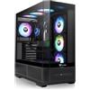 Thermaltake View 370 TG ARGB Midi-Tower PC-Geh?use Schwarz ATX/EATX Gaming