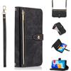 Jeelar ESONG Cover per Xiaomi Redmi Note 15 Pro 5G Custodia,Portafoglio a Libro in Pelle Flip Cover,Magnetica protezione Wallet Case,Antiurto in TPU con 9 Slot per Schede/Pratico Cordino/Supporto,Nero