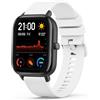 Tobfit Cinturino per Amazfit GTS 2, 20mm Cinturino in Silicone Sportivo per Amazfit GTS 2e/GTS 3/GTS 4/GTS 4 Mini/GTR 42mm (Bianco)