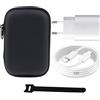 Ysevnotan Caricabatterie Per Samsung, 25W Caricatore Rapido Alimentatore USB C con Cavo Tipo C da 2M per Samsung Galaxy Tab A11 A11+ A9 A9+ S11 Lite S10 FE+ S26 S25 S24 S23 S22 FE Ultra (Pacchetto con cavo)