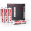 PHOTOOLEX AAA Batterie Ricaricabili da 1300mWh confezione da 4, 1,5V Pile Ricaricabili aaa al litio con Comodo Astuccio, batterie triple A al Li-ion durevoli con oltre 1600 cicli