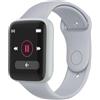 MENDUNER Smartwatch Fitness, Impermeabile, modalità Sportiva, Contapassi, Sveglia, Smartwatch Multifunzionale per IOS 9.0 e 5.0, ABS/TPU/LCD, per Uomo e Donna (GRAY)