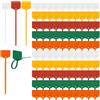 Flintronic Fascette, Fascette in Autobloccanti per Cavi, 100pz(5 Colori）