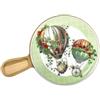 BRANDANI 51851 Tagliere Wonderland porcellana/bamboo con coltello formaggio inox 20×29,5 cm