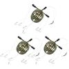 DIYEAH 3 Pezzi Kit Feeder da Pesca per Carpe con Gabbia e Ganci, Abs | Acciaio ad Alto Tenore di Carbonio, Uso Esterno in Fiume, Accessorio Portatile per Pescatori