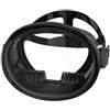 Baoblaze Maschera Subacquea Occhiali da Immersione Snorkeling Visiera Facciale Panoramica Vetro Temperato Silicone Antiperdita Struttura Unificata Cinturino , Nero E Arancione