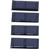 Domary Pannello Solare in Polisilicio 1V 0,15W Mini Scheda di Ricarica Solare per Piccoli Sistemi Solari, Progetti Scientifici, Batterie Ricaricabili, Luci Solari, Applicazioni