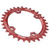 DUANSIYU Corone per Bicicletta Corona Ovale Rotonda 96sBCD MTB Mountain 96bcds Bicicletta 30T 32T 34T 36T 38T Piastra Corona(32T,Oval Red)