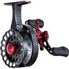 TAZIZI Mano sinistra/destra Recupera Mulinelli da pesca 3.5: 1 rapporto di trasmissione 4+1 cuscinetti a sfera Mulinelli per ghiaccio 4KG Drag Ice Fishing Equipment Carbon Texture