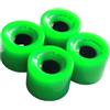 Wswqop 4 Pezzi Ruote Skateboard Ruote Pattino Longboard Rotelle Poliuretano 78A Montaggio Semplice per Rimpiazzo Rapido E Guida Scorrevole Adatte a Pista Parco Tempo Libero, Verde
