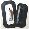 Sport Vibrations Cassetta per pinna System (Slide-in) con patch e colla per montaggio fai da te per tavole standup (con sistema patch Slide-In Box System)