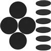 LIFKICH 12 Pezzi Piedini per Mobili Regolabili in Eva Nero, Set