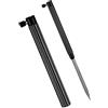 TAZIZI Alluminio Attrezzatura Da Pesca Portatile Rack Spina di Terra Staffa Pesce Guardia Rack Attrezzature Da Pesca