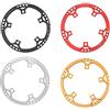 DUANSIYU Corone per Bicicletta Bicicletta BCD130 Singolo Disco Ingranaggio Piastra Rotonda Guarnitura 45/47/53/56/58T Pieghevole Ruota di Catena Manovella Corona(58T Red)