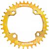 DUANSIYU Corone per Bicicletta 104BCD Rotondo Stretto Largo Corona MTB Mountain Bike Bicicletta 32T 34T 36T 38T Guarnitura Piastra Dente Parti 104 BCD(34T,Gold)