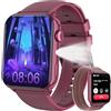 Baolubao Smartwatch Donna, 1.91" Orologio Smartwatch con LED Torcia, Effettua/Risposta Chiamate, Fitness Tracker con DIY Quadranti, Contapassi,Sonno, Smart Watch per Android iOS(2 Cinturini)