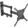 Superior Electronics Supporto Tv da Parete Orientabile da 13 a 42 (Full Motion Extra Slim) Vesa: 75 x 75, 100 x 100, 200 x 100, 200 x 200 - Nero - SUPSTV010