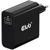 Club 3D Club3D CAC-1914 - Caricatore 140 Watt, tecnologia GaN, connettore singolo USB tipo C, Power Delivery (PD) 3.1