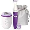Philips Satinelle Essential BRP505/00 - Epilatore compatto con cavo e rifinitore per bikini