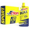 ProAction Carbo Sprint BCAA Gel Energetico con Aminoacidi | Gel Carboidrati e BCAA per Ciclismo, Running, Corsa e Sport Endurance | Energy Gel 25g Carboidrati + Vitamina B6 | Box da 10 Gusto Limone