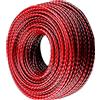 Eyerayo Filo per decespugliatore, 2 mm x 50 m, Rosso, Nylon Resistente, Universale, per Trimmer Line