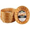 Kesper | Cestino per pane e frutta, confezione da 10 pezzi, materiale: rete di plastica, dimensioni: 24 x 20 cm, altezza: 6 cm, colore: marrone |1783315