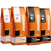 Dunkin' Donuts Miscela di Caffè in Grani Dunkin' Donuts - 4 × 250 g di Caffè in Grani (Dark Roast & Original Blend), 100% Arabica - Caffè in Grani Premium - Prodotto in Italia - Confezione Convenienza da 1 kg