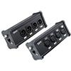 LyxPro 4 canali 3 pin multi rete XLR cavo Breakout per illuminazione audio e registrazione studio maschio e femmina a RJ45 Ethercon
