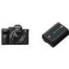 Sony Alpha 7 IV Kit Fotocamera Mirrorless Full-Frame 33 Mp Con Obiettivo Sony 28-70 Mm F3.5-5.6, Nero + Batteria NPFZ100